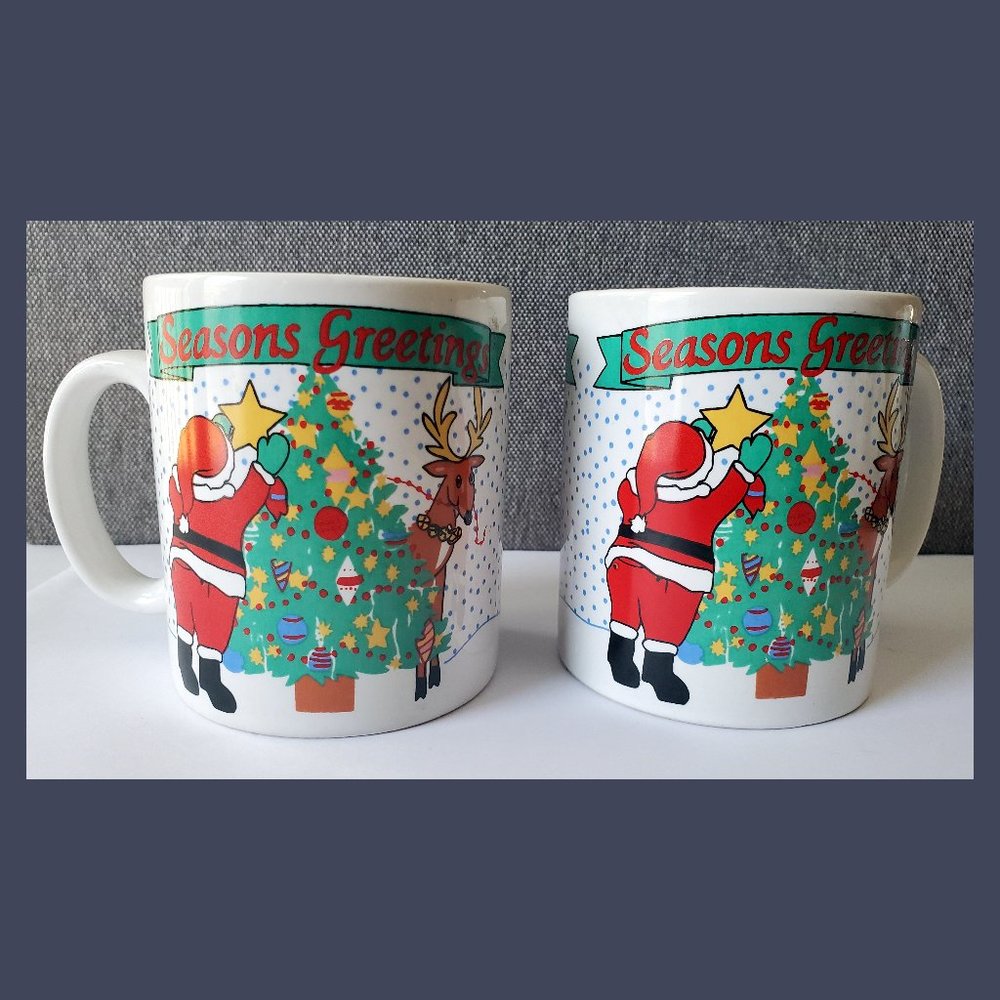 🎅 Seasons Greetings Christmas / Xmas Mugs - 2
